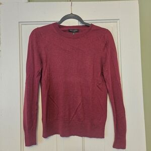 Banana Republic Maroon Silk Cashmere Sweater